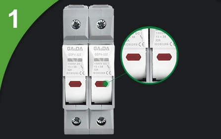 Gada Factory Gdpv-32 Electric Fuse Holders DC 1000V Thermal Ceramic Fuse Boxes Switch