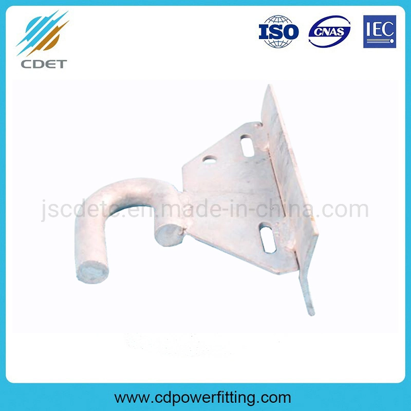 Pole Line Hardware Galvanized Anchoring Bracket