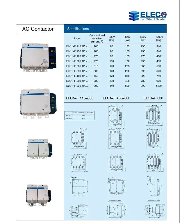 Hot Sale Contactors of Mini Type with CE Elc1-K Series