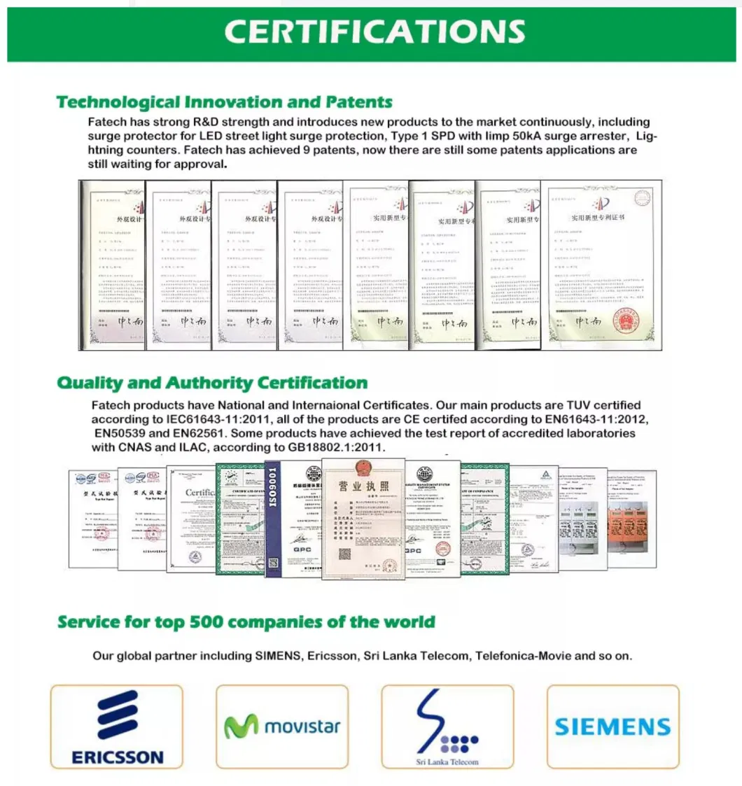 40kA SPD TUV Certification Surge Protection Device