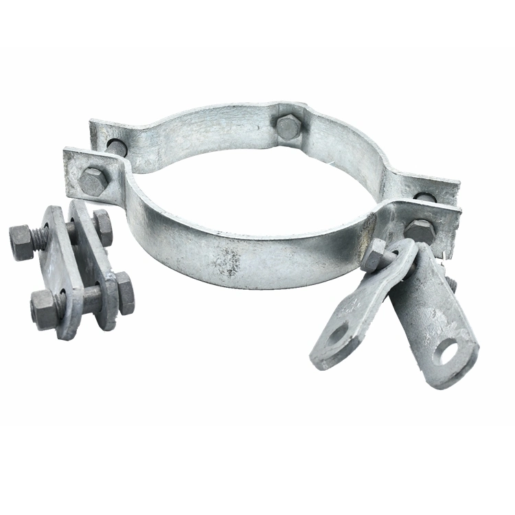 Hot Selling Curved Guy Wire Suspension Clamp 3 Square Bolts Parallel Groove Clamp Price