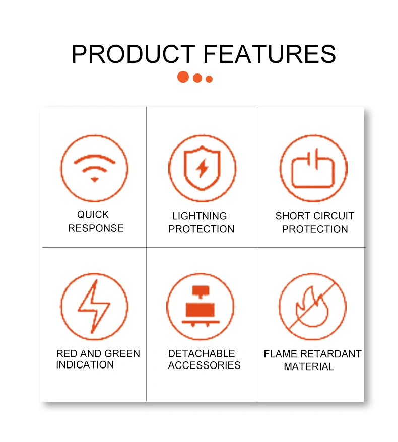 Zoii Manufacture DC Solar SPD 600V 1000V 20-40ka Surge Protection Device