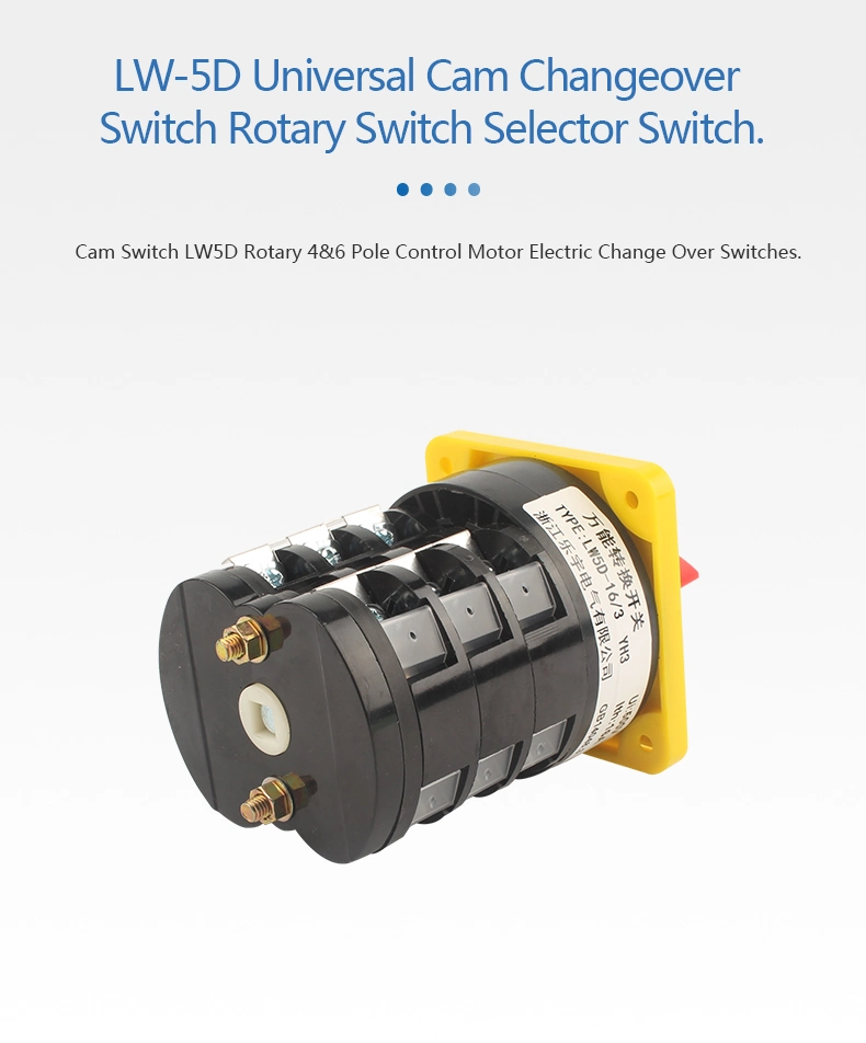 Lw5d 16A 3 Position TM707 Rotary Universal Cam Rotary Switch