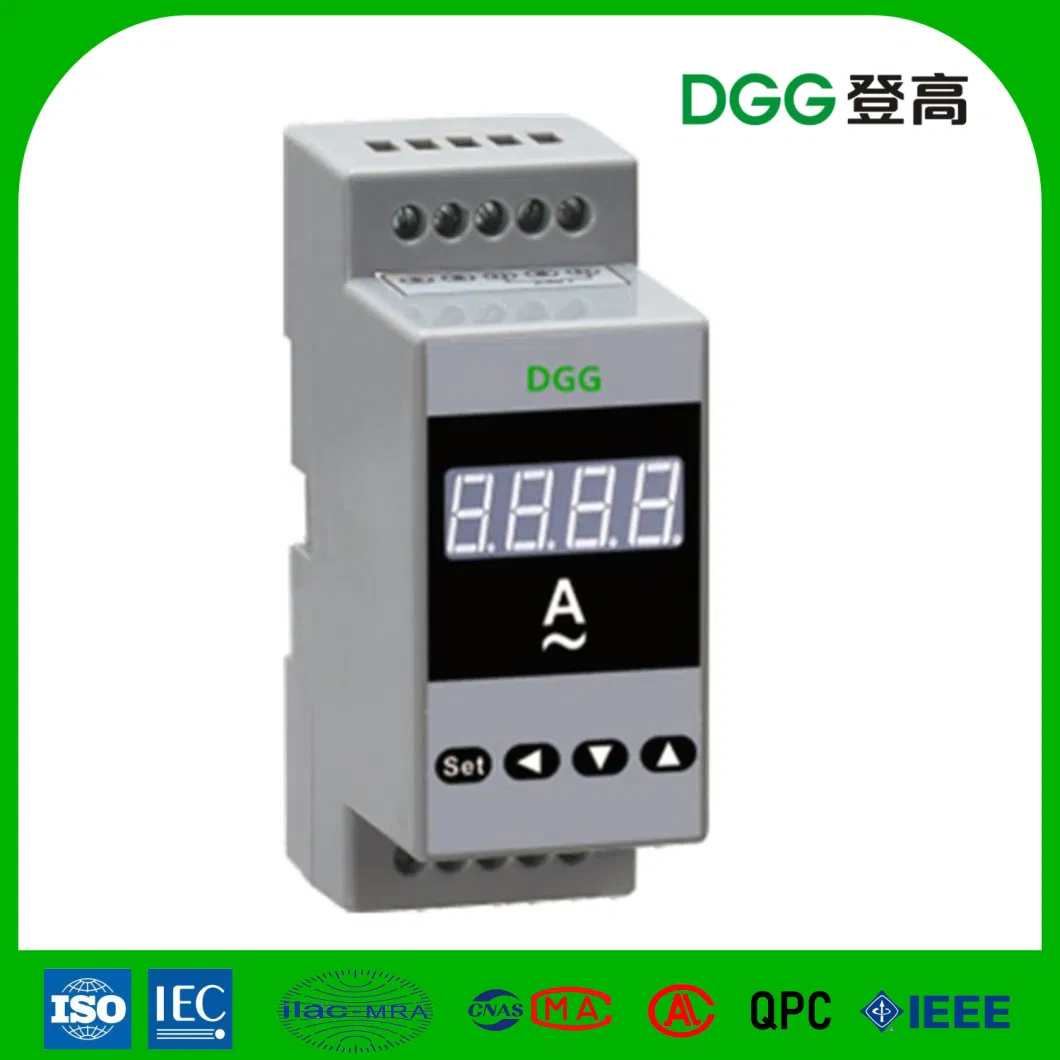 Power Electricity Energy AMP DIN Rail AC Current /Voltage Digital Ammeter Voltmeter Meter