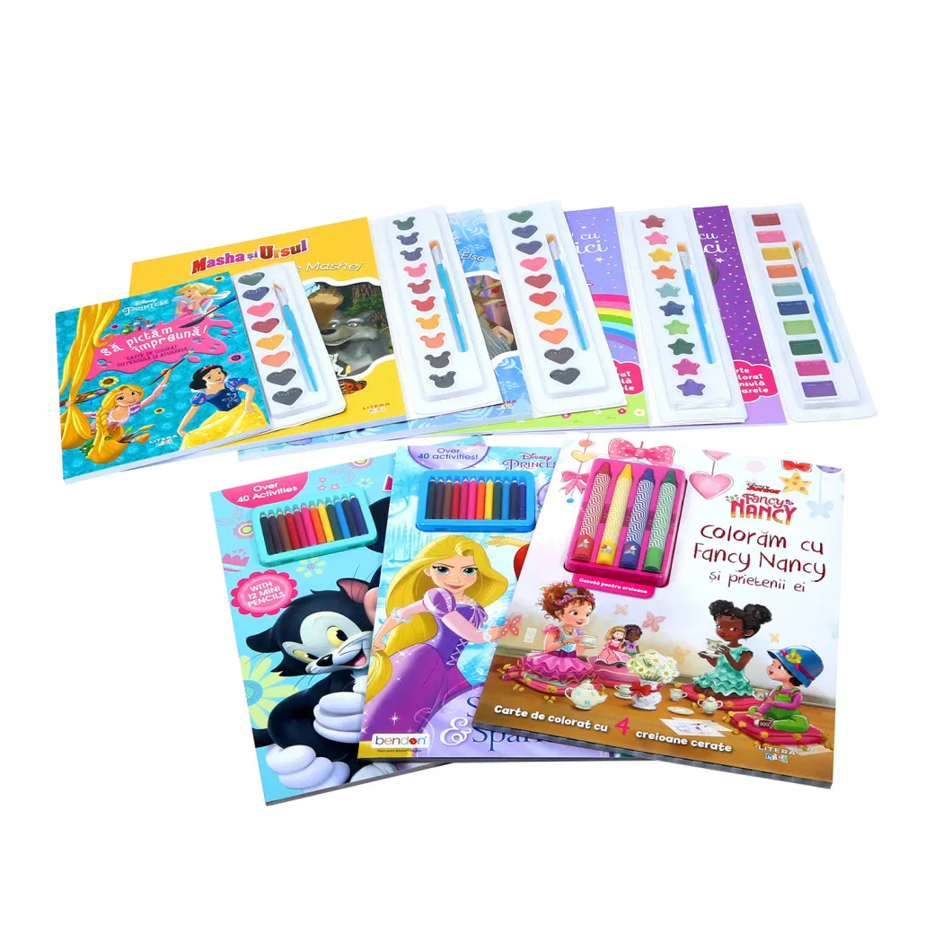 Color Children Painting Softcover Book Printing