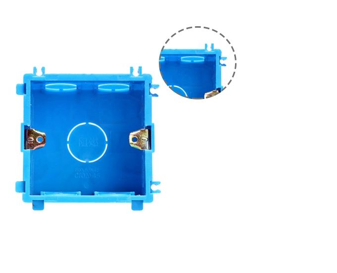 Pipe Connect Non-Metallic PVC Push Button Switch and Outlet Switch Box