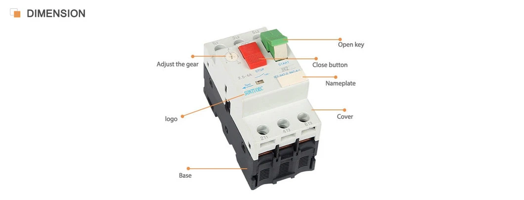 Sontuoec MPCB Motor Protection Circuit Breakers Gv2 M10 Type