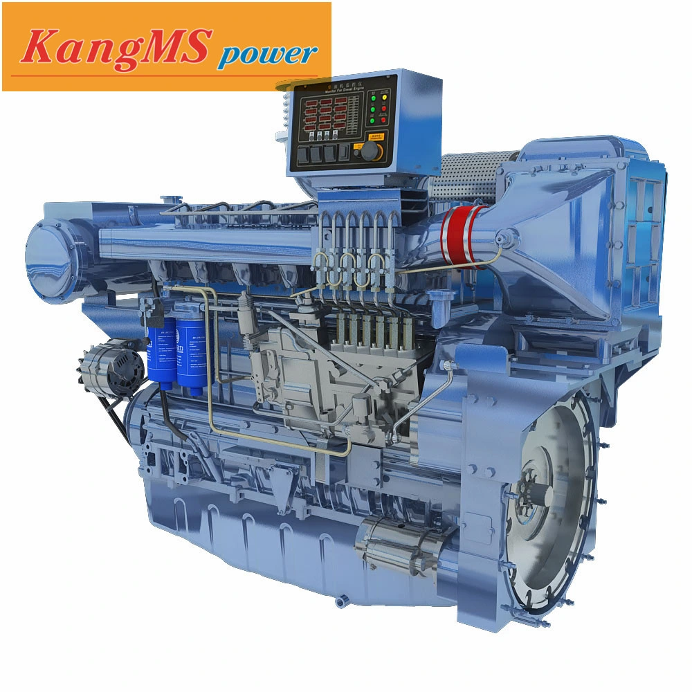 Weichai 450HP Energy Saving and Environmental Protection Diesel Marine Engine Adopts High Pressure Common Rail Technology with CCS