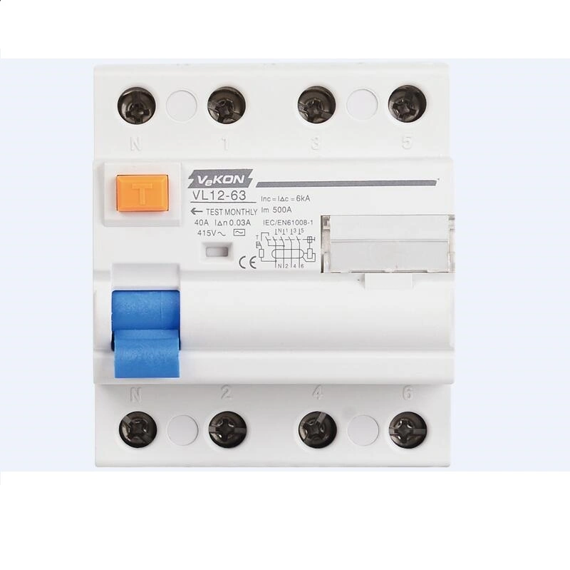 3p+N Residual Current Device Circuit Breaker 0.03A ELCB RCD Supplier