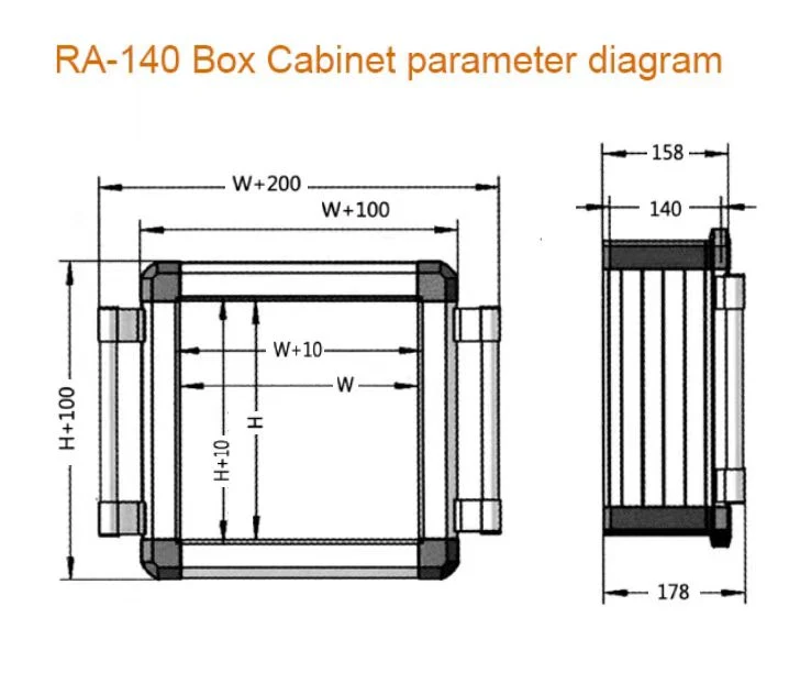 Aluminum Support Arm System HMI Control Box Enclosure