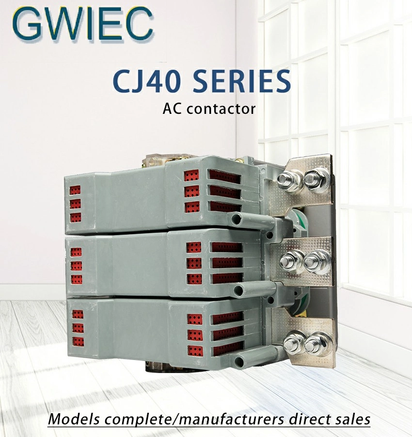 Cj40 Series 63A 100A 250A 400A 3 Phase Magnetic Contactor