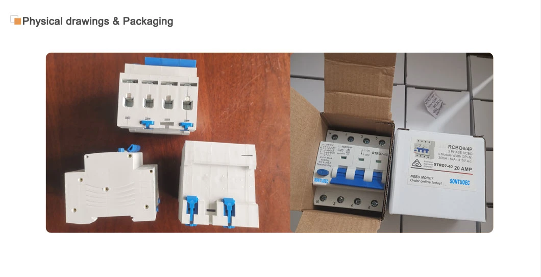 a, AC Residual Current Circuit Breaker with Over Load Current Protection RCBO