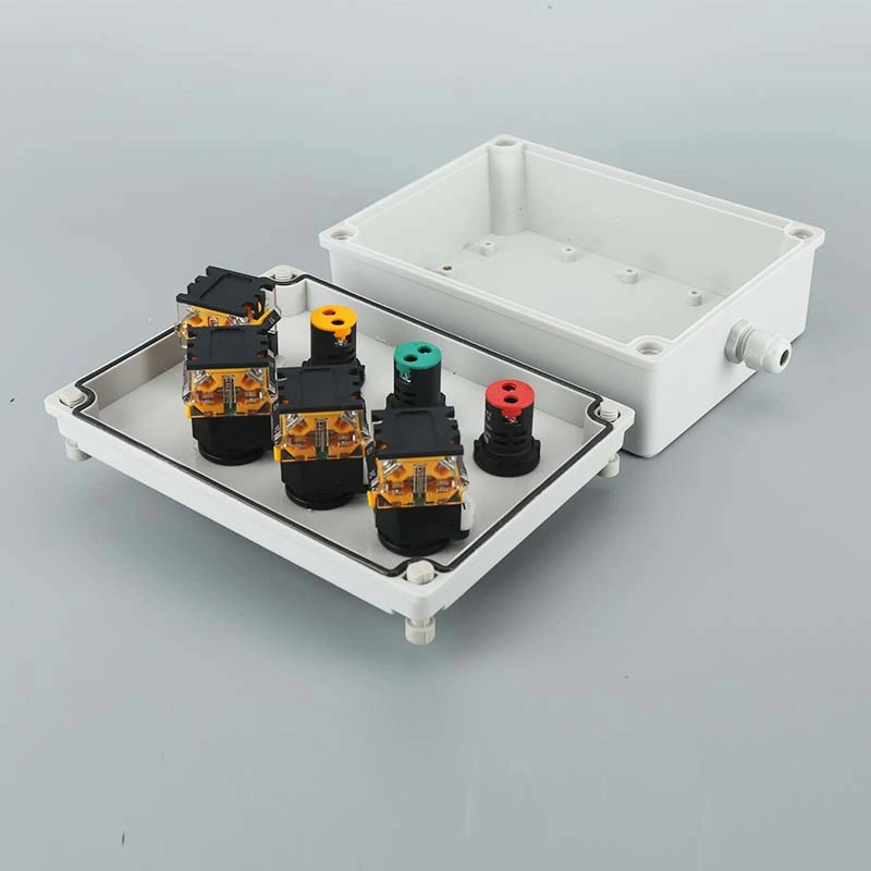 7 Hole Remote Control Box Plastic Waterproof Push Button Switch Box