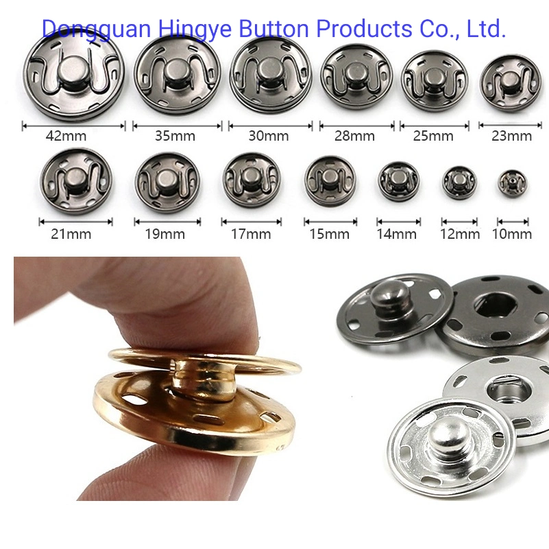 Two Parts Metal Press Snap Studs Button