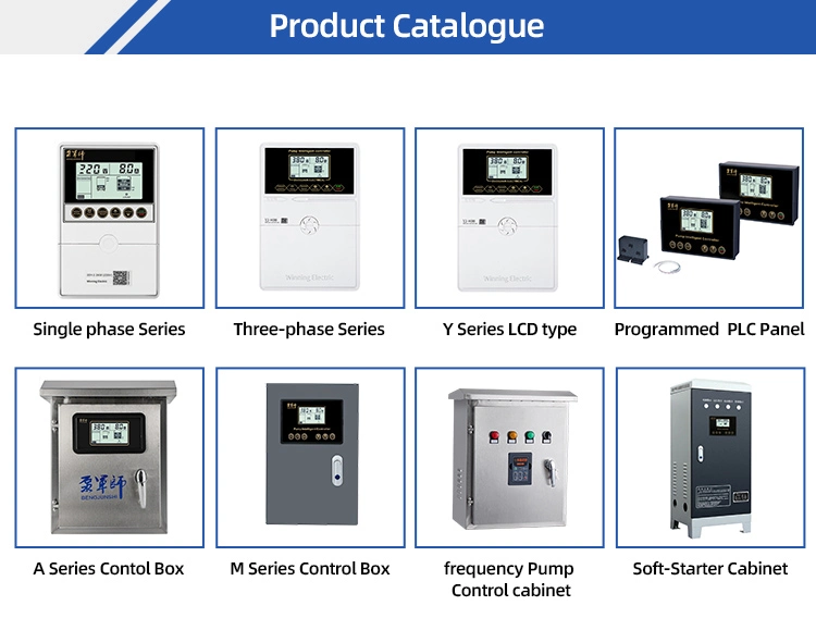 Automatic Duplex Water Pump Motor Protection Controller Switch 220V/7.5kw