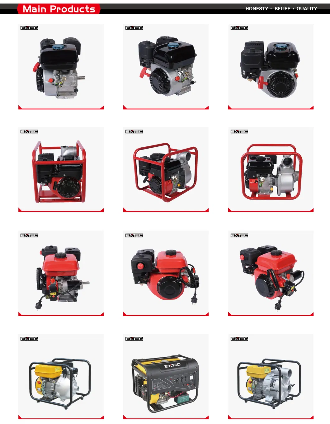 Exd186f/Fa Mini Small Air Cooled 4 Stroke Single Cylinder Recoil Starting Diesel Engines