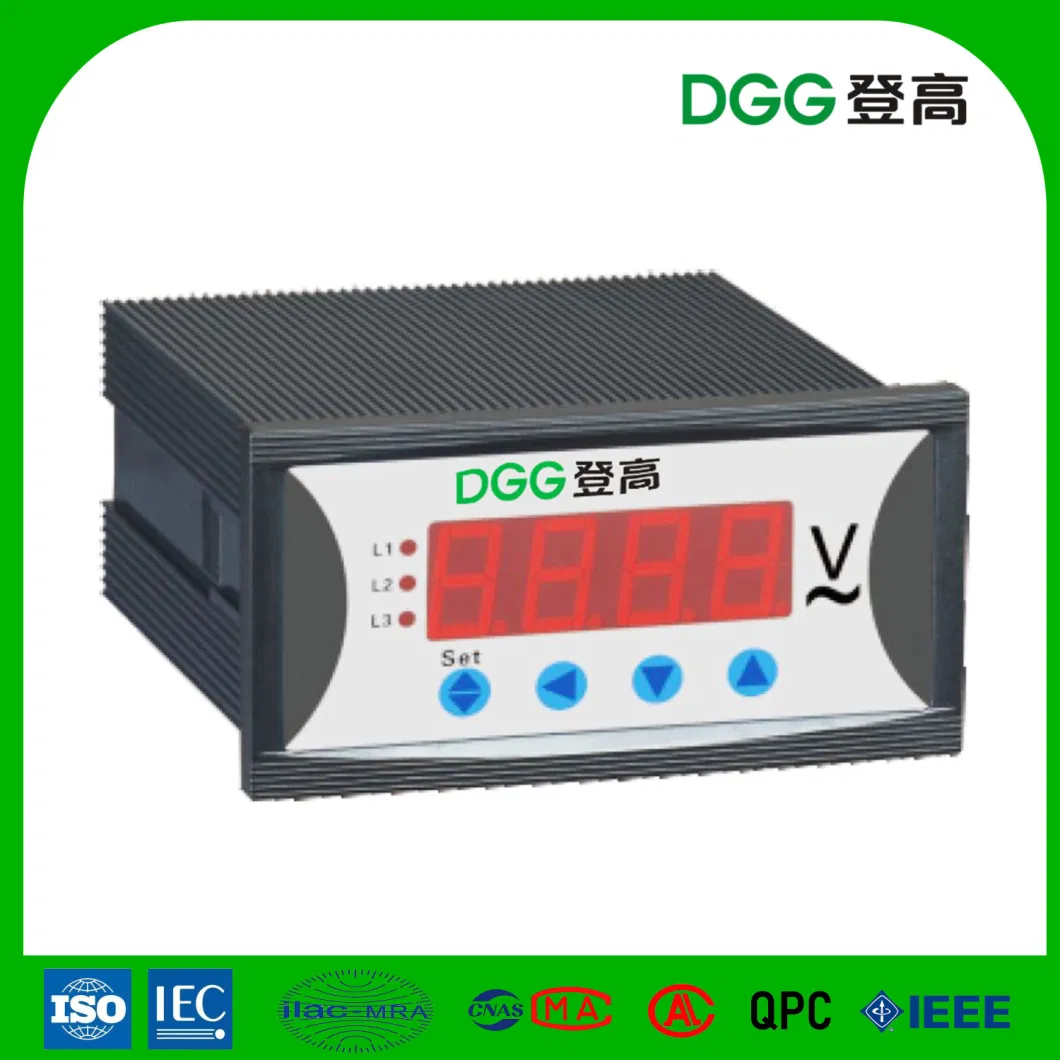 Power Electricity Energy AMP DIN Rail AC Current /Voltage Digital Ammeter Voltmeter Meter