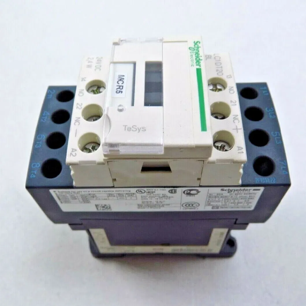 LC1dt20bl Contactor Tesys Deca 4p (4 NO) AC-1 0 to 440V 20A 24VDC Low Cons Coil LC1dt20bl