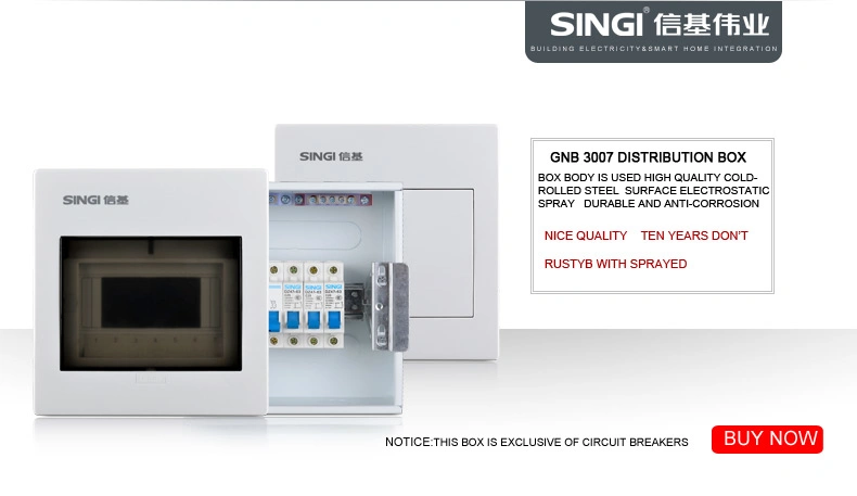 18ways Metal MCB Distribution Board Gnb-30 with Ce