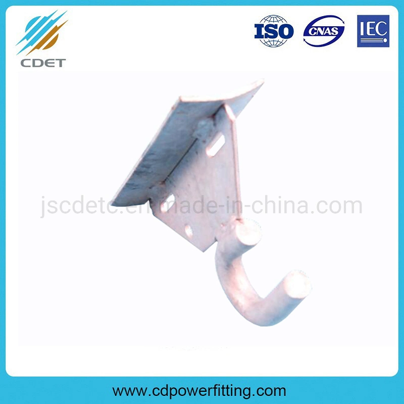 China Hot-DIP Galvanized Anchoring Clamp Pole Bracket