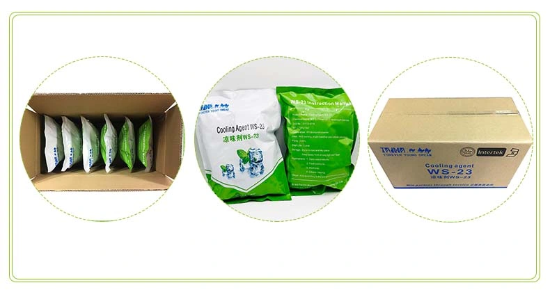 Menthol Ws-23 Cooling Agent Powder Food Grade CAS 51115-67-4 FDA Certificate