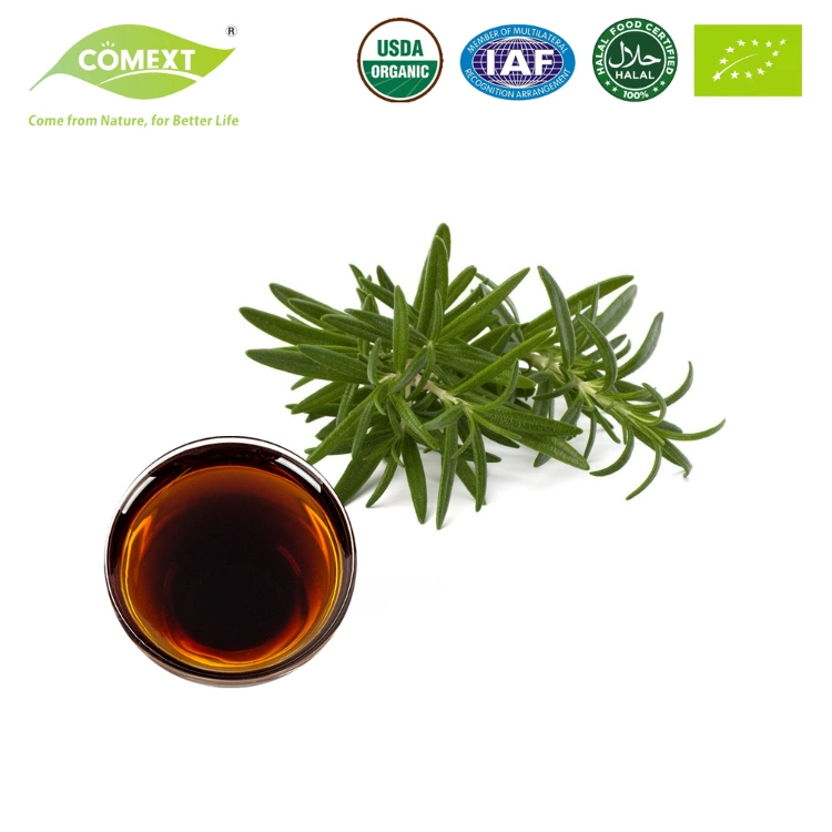 Comext Free Sample Fssc ISO Halal Kosher Organic Manufacturer Lipid Soluble 5% 10% Carnosic Acid Oil Rosemary Extract for Preservative