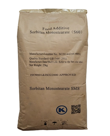 Food Grade Emulsifier Span 60 Sorbitan Fatty Acid Esters Sorbitan Monostearate SMS