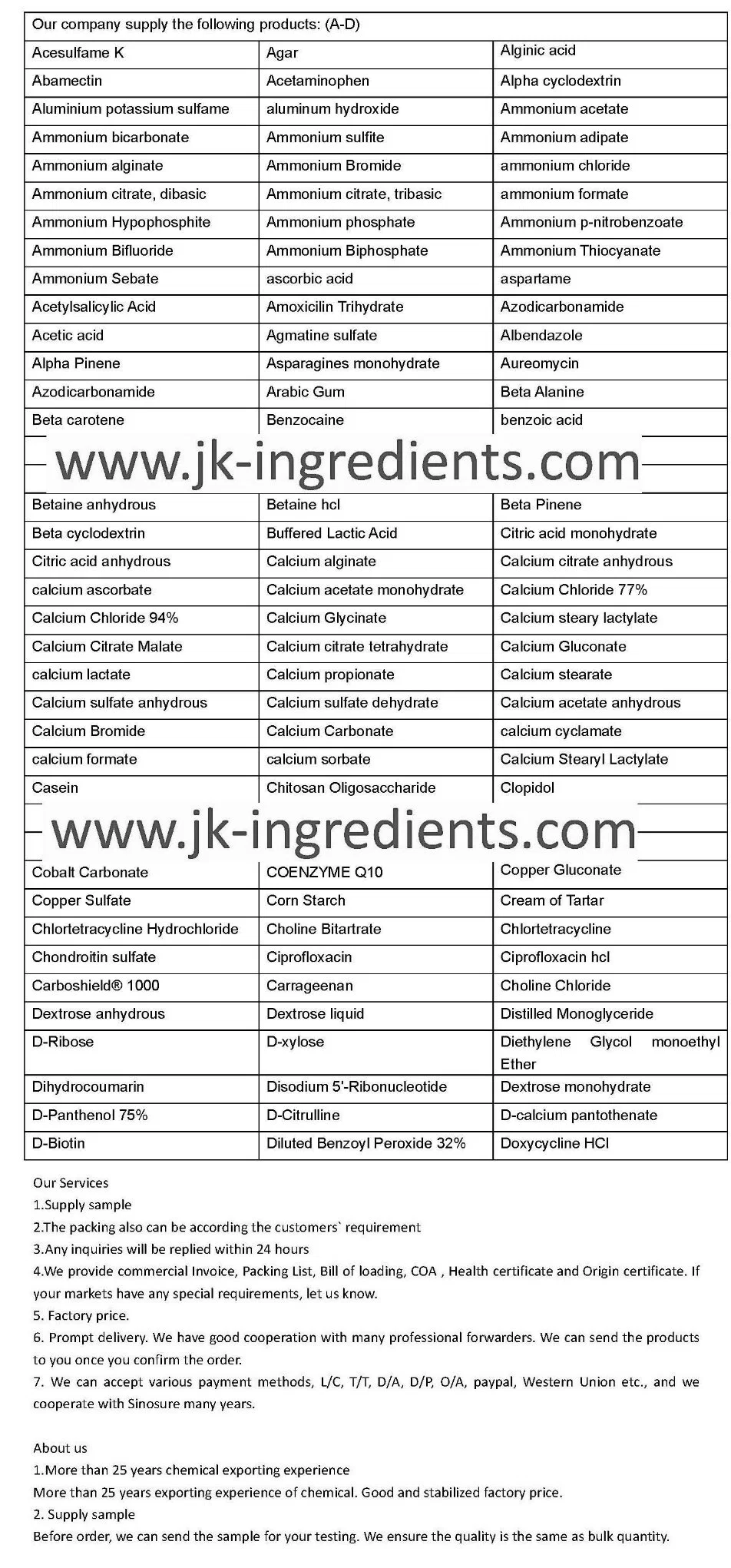 Potassium Malate CAS No. 585-09-1 Dipotassium Malate