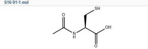 Amino Acids and Derivatives Raw Powder CAS No 616-91-1 N-Acetyl-L-Cysteine