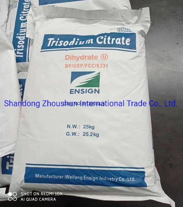 Food Grade - Tsc Citrate De Sodium/ Na-Citrate/ Trisodium Citrate