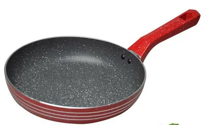 20/22/24/26/28/30cm Aluminum Non-Stick Cookware Big Bottom Frying Pan with Square Handle