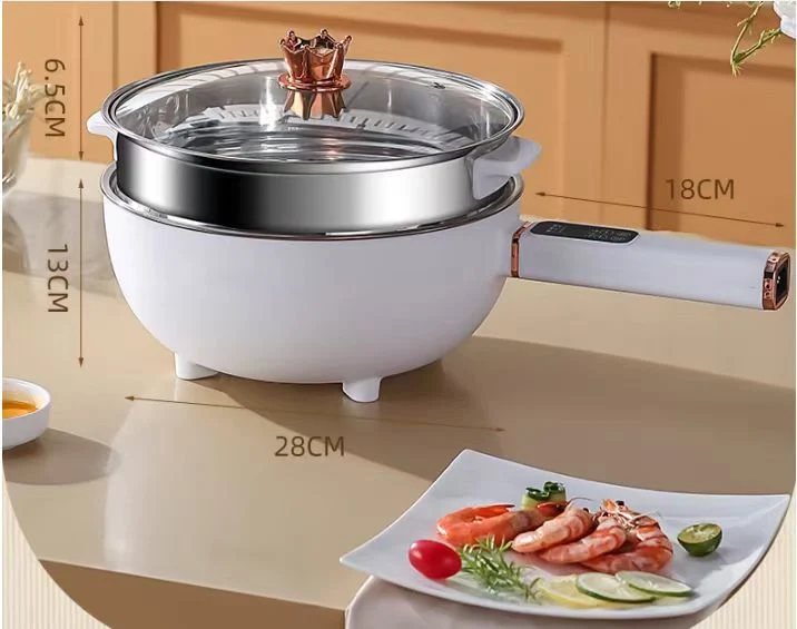 Smart Cooker Hot Pot Electric Sauce Pan Cooking Pot Electric Skillet