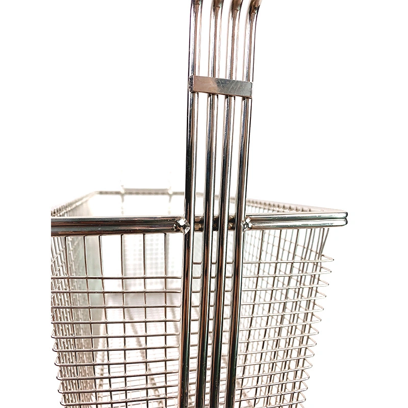 Stainless Steel Fryer Basket with Front Hook