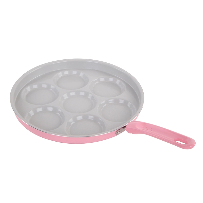 Kitchen Cooking 7 Hole Ceramic Blinis Pancake Maker Nonstick Baking Pan