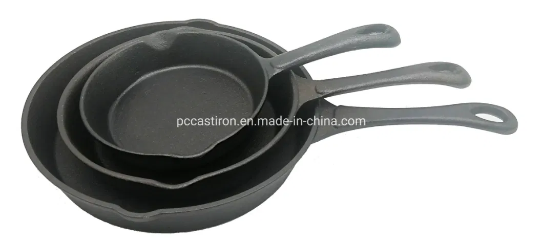 6 &prime;&prime; 8&prime;&prime; 10&prime;&prime; 12&prime;&prime;preseasoned Cast Iron Skillet Fry Pan Factory China