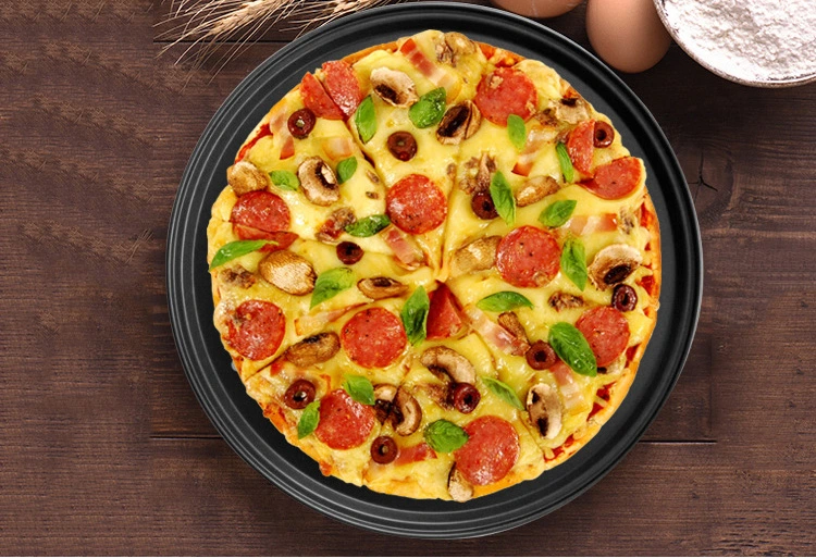 12inch Perforated Carbon Steel Nonstick Round Pizza Pan