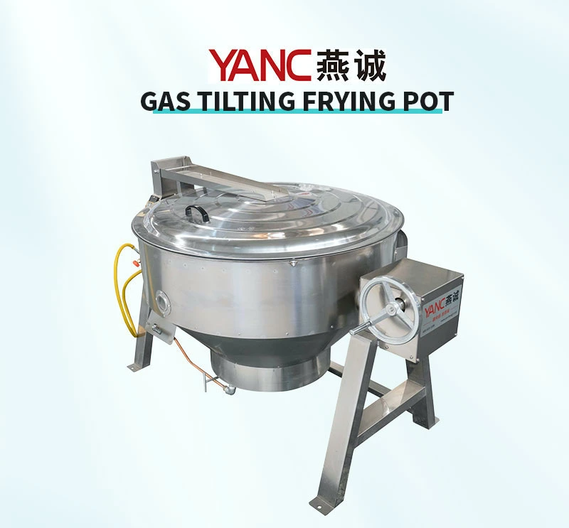 Automatic Stir-Frying Machine and Tilting Stirring Cooker Pot for Food Processing