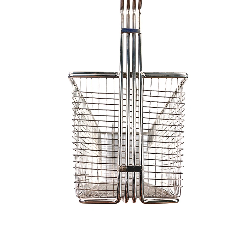 Stainless Steel Fryer Basket with Front Hook