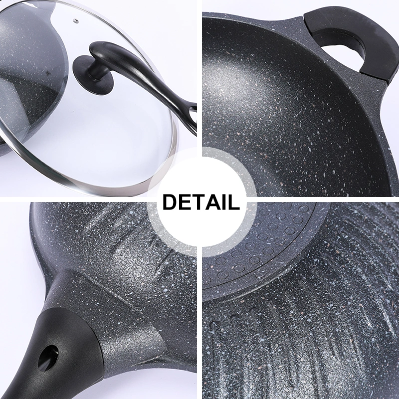 High-Quality Medical Stone Non-Stick and Non-Oily Frying Pan