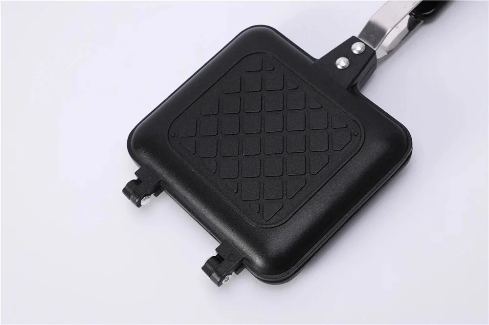 Eco-Friendly Household Breakfast Square Die Cast Nonstick Egg Waffles Frying Pan