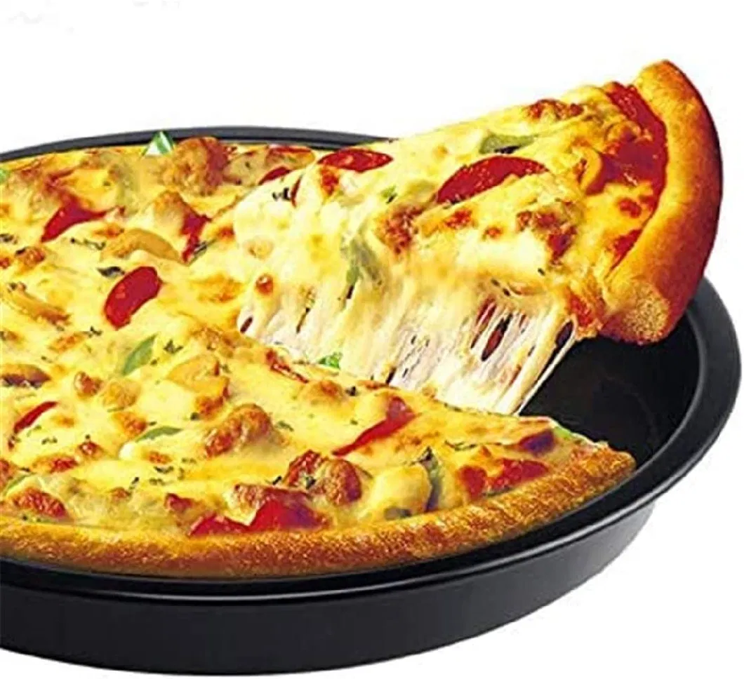 Factory Direct Sale 6-20inch Food Grade Carbon Steel Pizza Pan Oven Tray