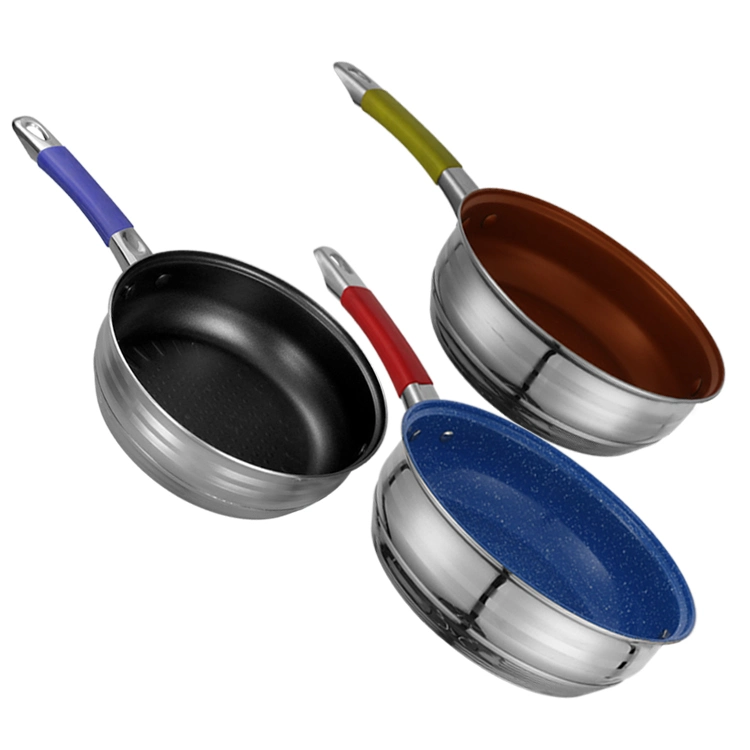 Amazon Frying Pan Cookware Set Hot Sale Non-Stick Stainless Steel Frying Pans &amp; Skillets