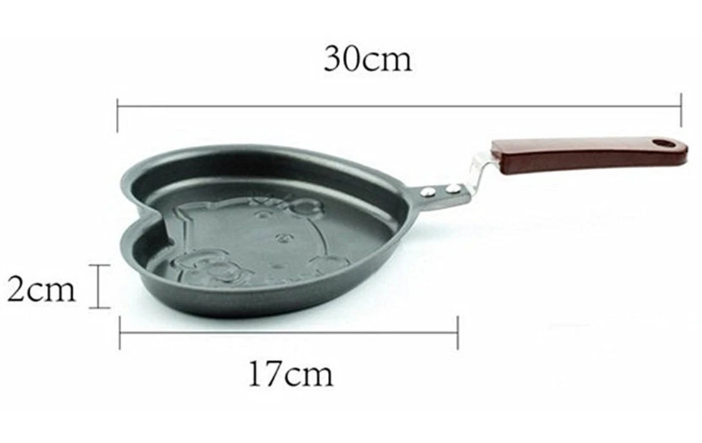 Cute Pig Model Mini Egg Frying Pan with Lid