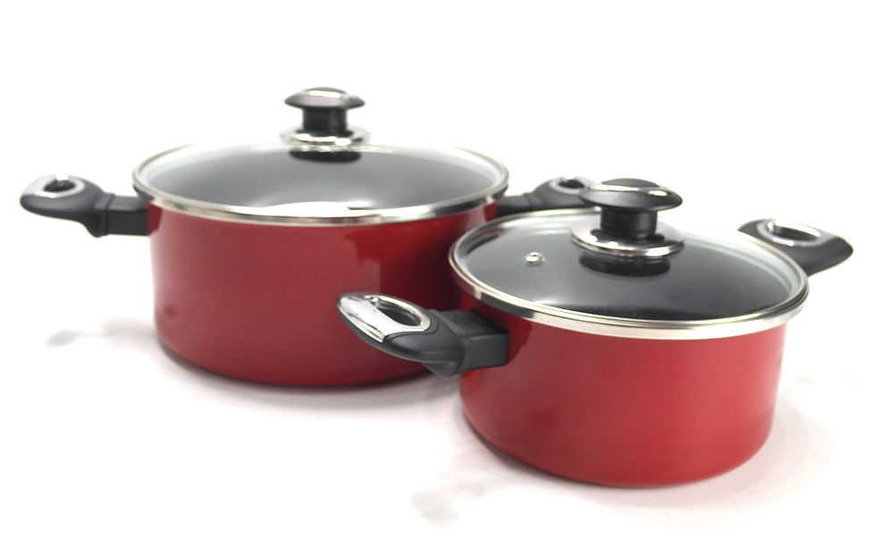 Enamel Nonstick Cooking Pot Nonstick Granite Cookware Set Enamel Non Stick Frying Pan