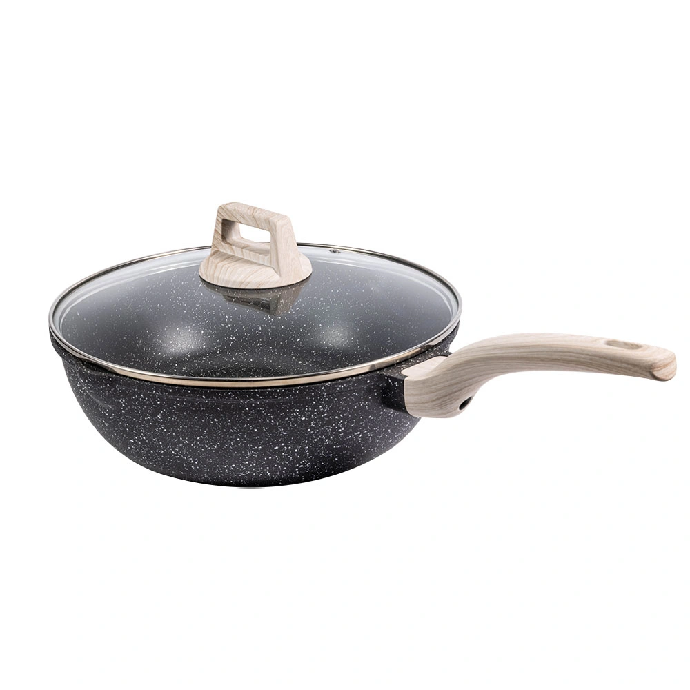 Factory Kitchen Appliance Aluminum Cookware Deep Frying Pan