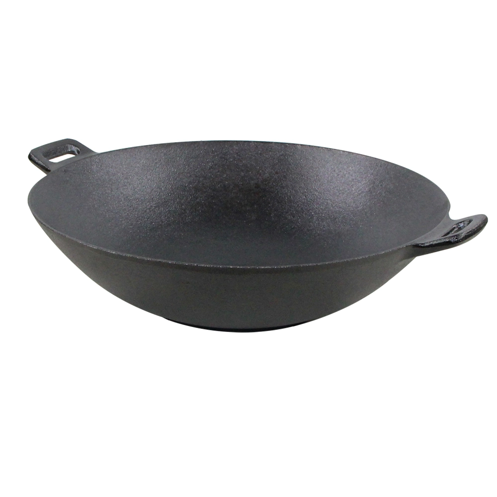 2024 New Style 30cm 12&quot; Cookwin Amazon Hot Sale Cast Iron Wok Pan