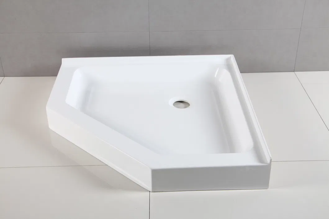 Diamond Shape Quality Shower Base/Tray with Flange