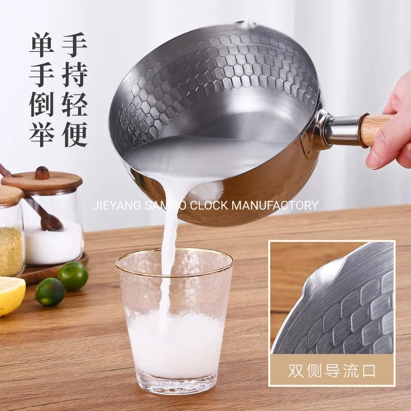 Japanese Style Stainless Steel Frying Pans Snow Pan Milk Pot Skillets Pans Noodle Pot