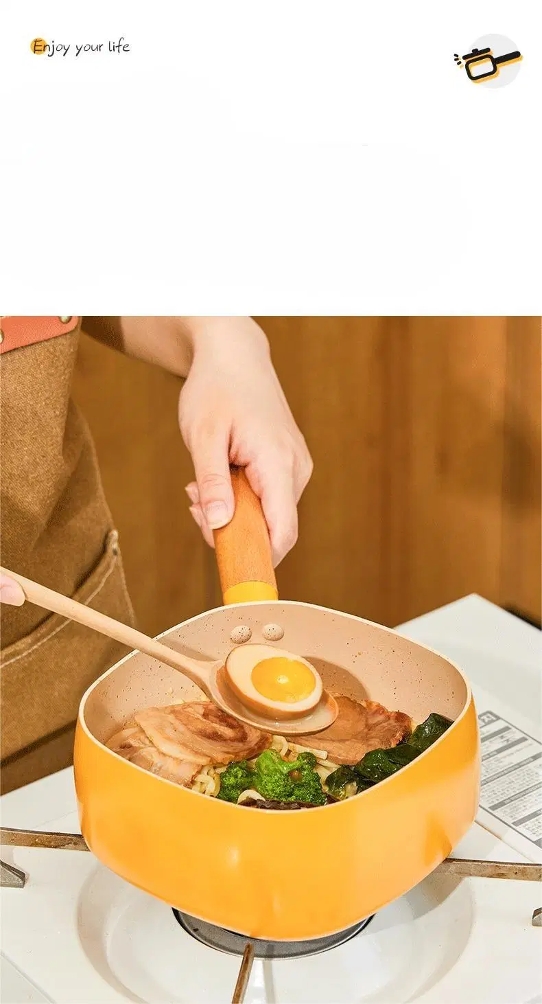 Modern Design Small Metal Milk Pan Noodle Cooker