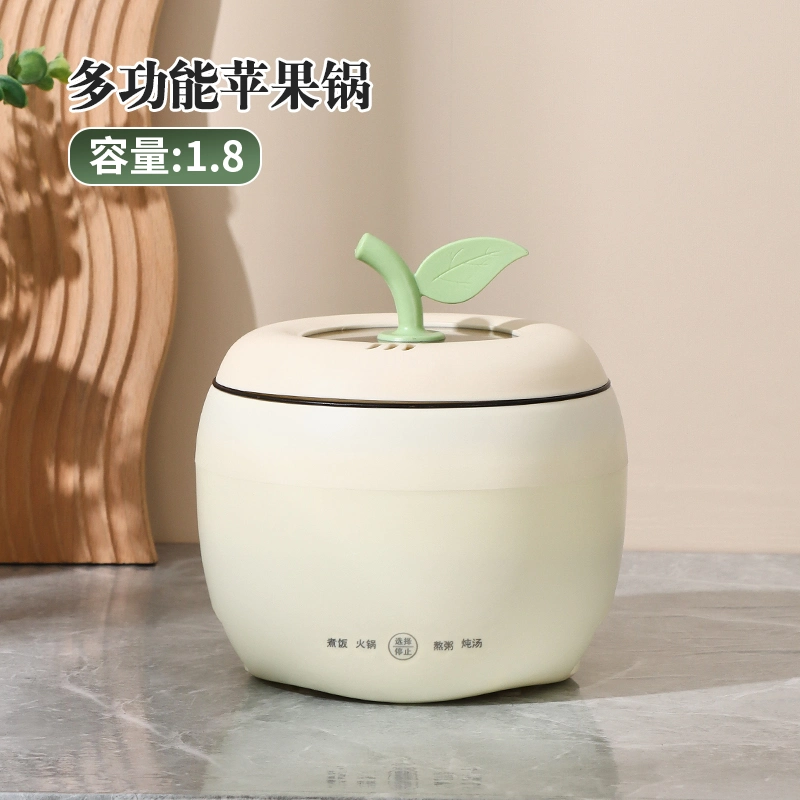 2023 New Apple Shape Function Electric Cooking Pot Intelligent Control Electric Cooking Pot Mechanical Control Electric Frying Pot